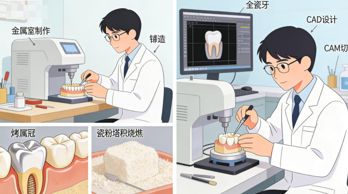 吉尔巴赫和威兰德区别在哪？吉尔巴赫更耐用适合后牙，威兰德价格亲民